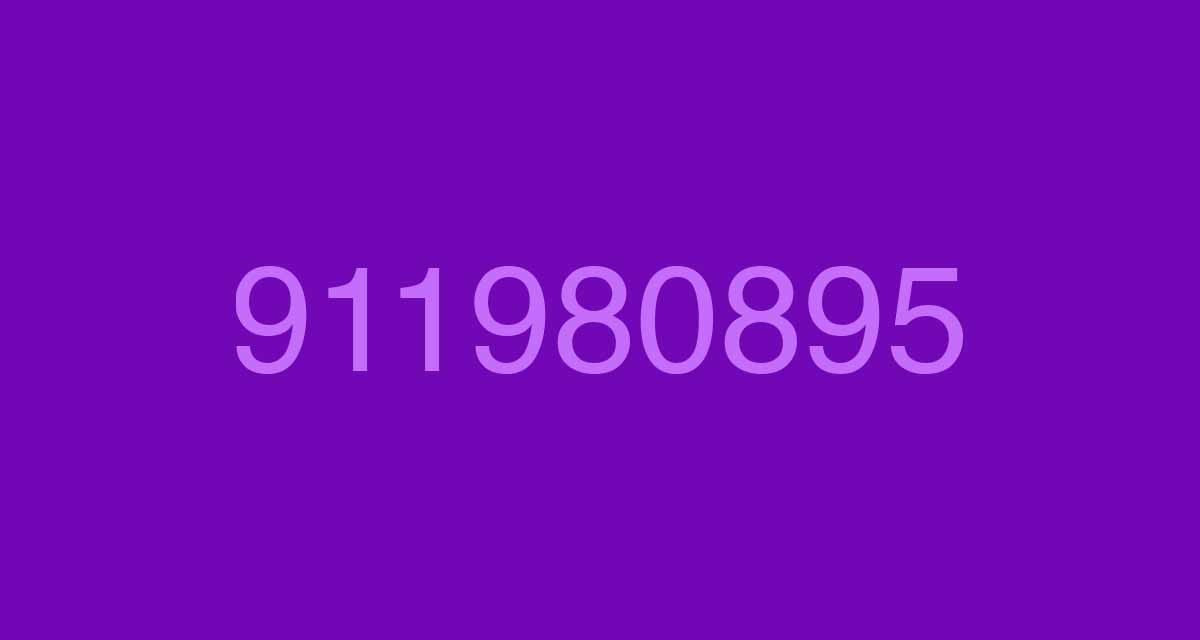 Otro molesto número 911: 911980895. Te cuento por qué es un peligro