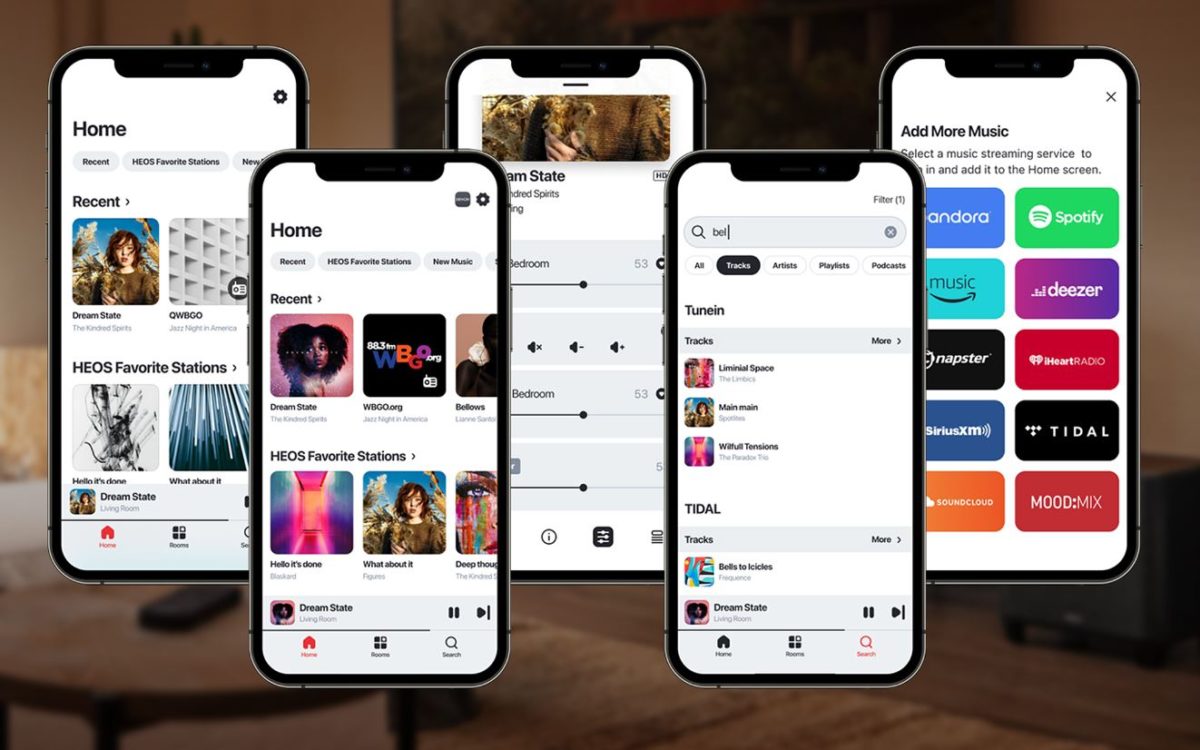 Búsquedas multiplataforma y una interfaz más intuitiva, estas son las novedades de la app HEOS