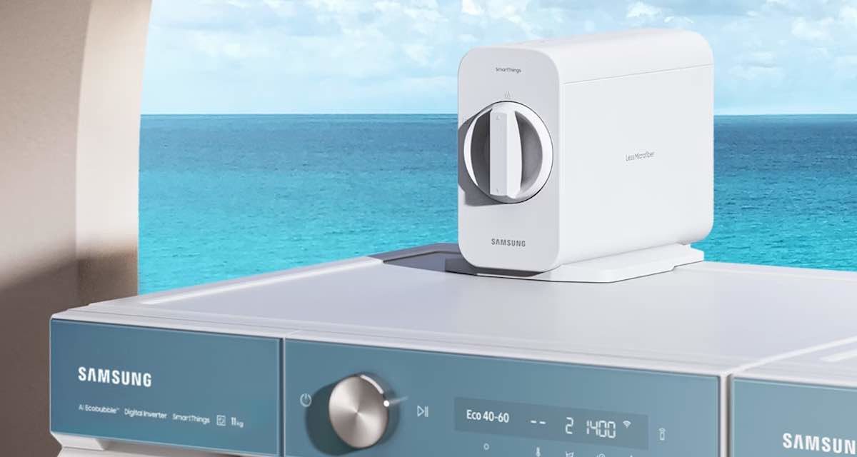 Este filtro para lavadoras de Samsung promete reducir las emisiones de plástico