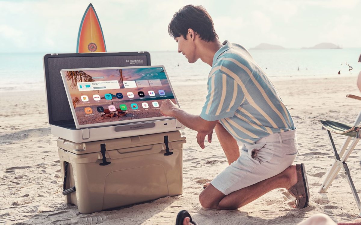 LG StanbyME, televisores táctiles portátiles para ver la TV hasta en el baño, el campo o la playa 1 LG StanbyME, televisores táctiles portátiles para ver la TV hasta en el baño, el campo o la playa