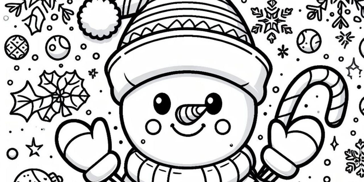 Más de 100 dibujos e ilustraciones de Navidad para colorear y compartir