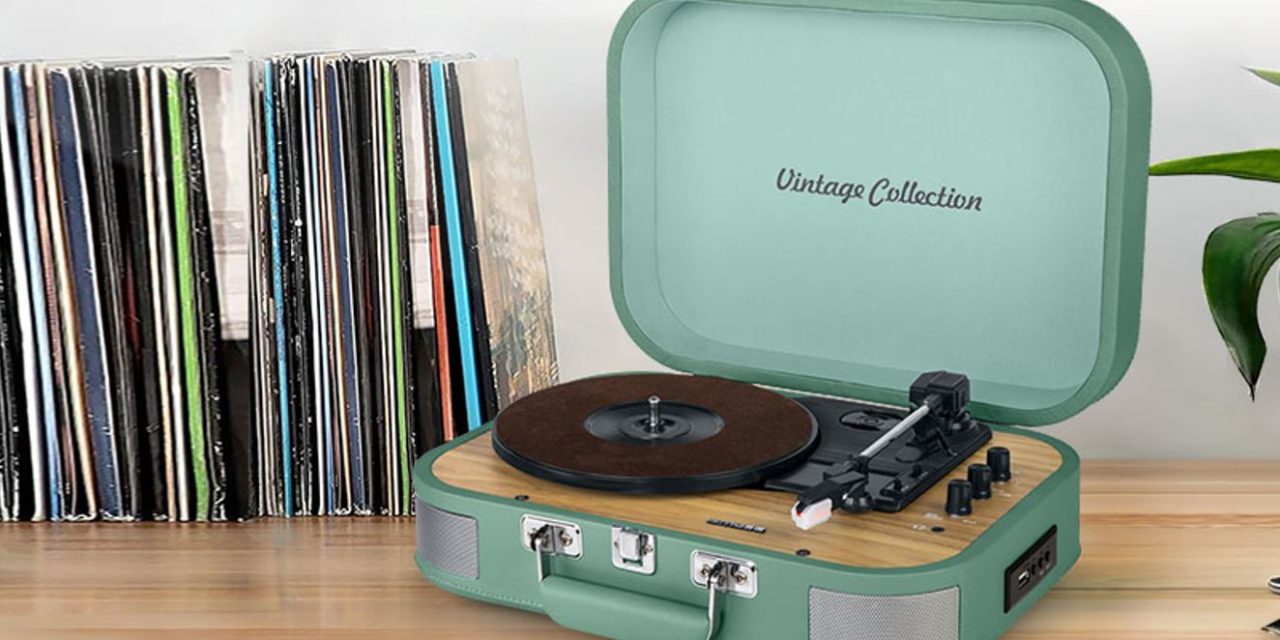 Muse MT-201 WG, un tocadiscos estéreo con maletín vintage para los más nostálgicos