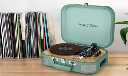 Muse MT-201 WG, un tocadiscos estéreo con maletín vintage para los más nostálgicos