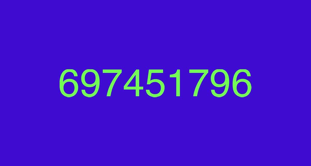 Cuidado con el 697451796 si te reclama alguna deuda