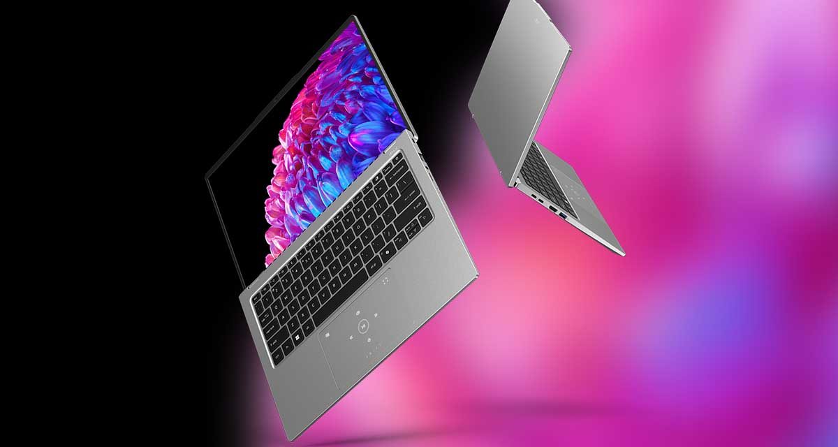 Portátiles con IA, el nuevo invento de Acer para su gama Swift Go