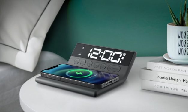 Este despertador carga tu móvil sin cables
