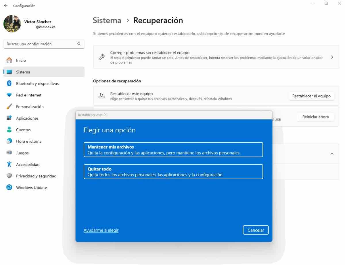 Cómo restaurar Windows 11 si tienes problemas con una actualización reciente 2 restaurar-windows-11