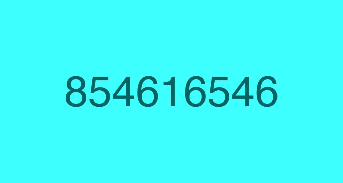 854616546, los peligros de estas llamadas que cientos de usuarios denuncian