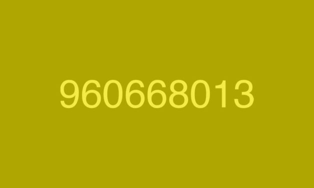 960668013, muchísimo cuidado con este número por presunto fraude