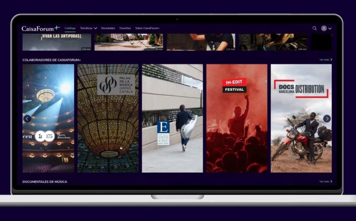 No todo es de pago: llega una plataforma gratis de series y documentales 1 CaixaForum+, la nueva plataforma gratis de música y series