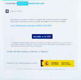 ¡Ojo! La DGT alerta del envío de correos y SMS con supuestas multas 2 estafa-dgt