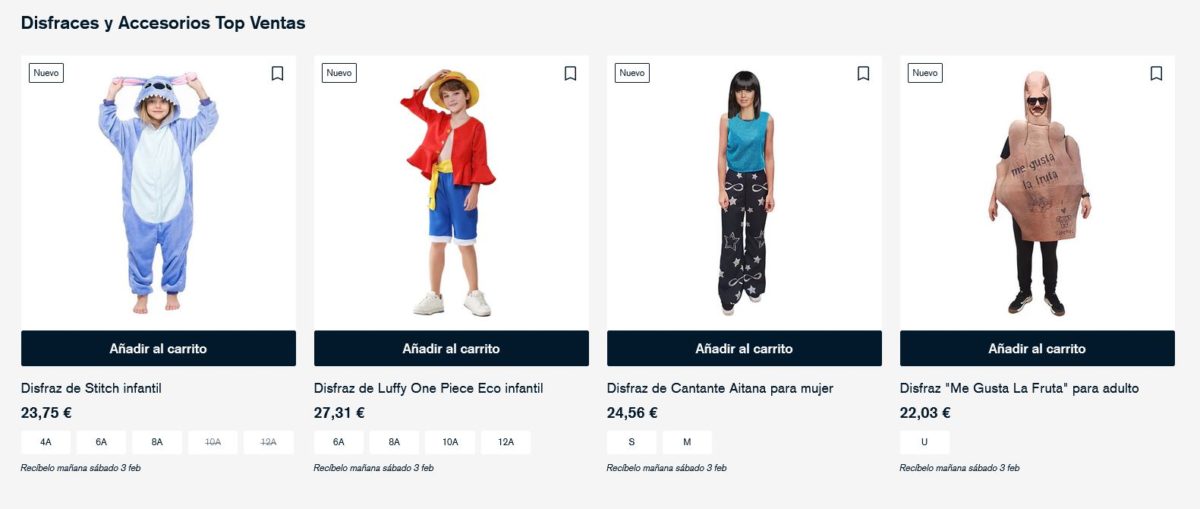 Las mejores tiendas en Internet para comprar disfraces de Carnaval 3 Las mejores tiendas en Internet para comprar disfraces de Carnaval 2