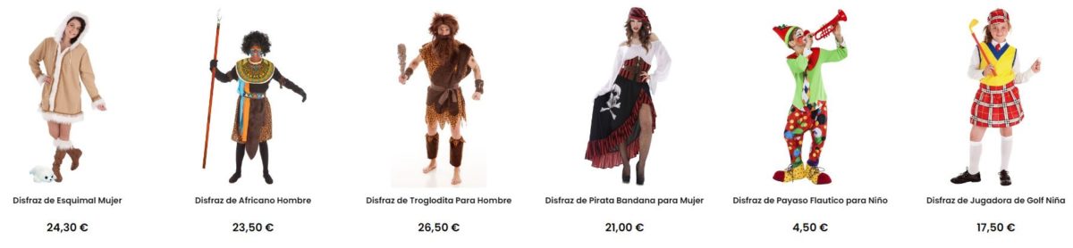 Las mejores tiendas en Internet para comprar disfraces de Carnaval 5 Las mejores tiendas en Internet para comprar disfraces de Carnaval 4