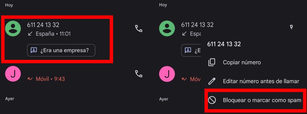 Me llamaron del 611241332, ¿spam o número de empresa? 4 Me llamaron del 611241332, spam o número de empresa 3