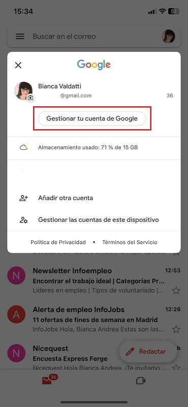 Cómo saber si tus datos se han filtrado en la Dark Web con Google 6 paso 3 como saber si tus datos se han filtrado en la dark web desde movil