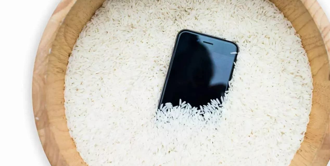 ¿Has puesto tu móvil en arroz cuando se moja? Según Apple lo estás haciendo mal