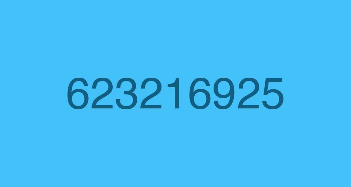 623216925, denunciado por más de 1.000 personas por supuesta estafa