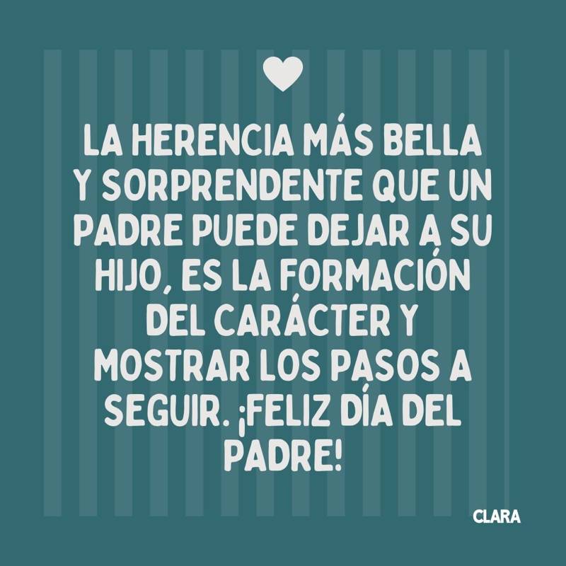 20 imágenes con frase para felicitar el Día del Padre en 2024