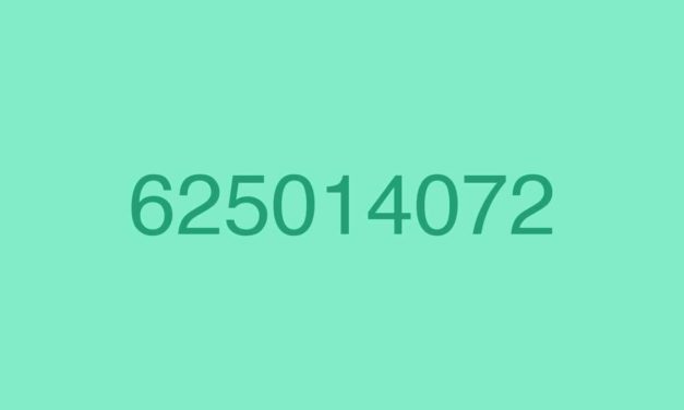 625014072, otro 625 que podría intentar estafarte en julio