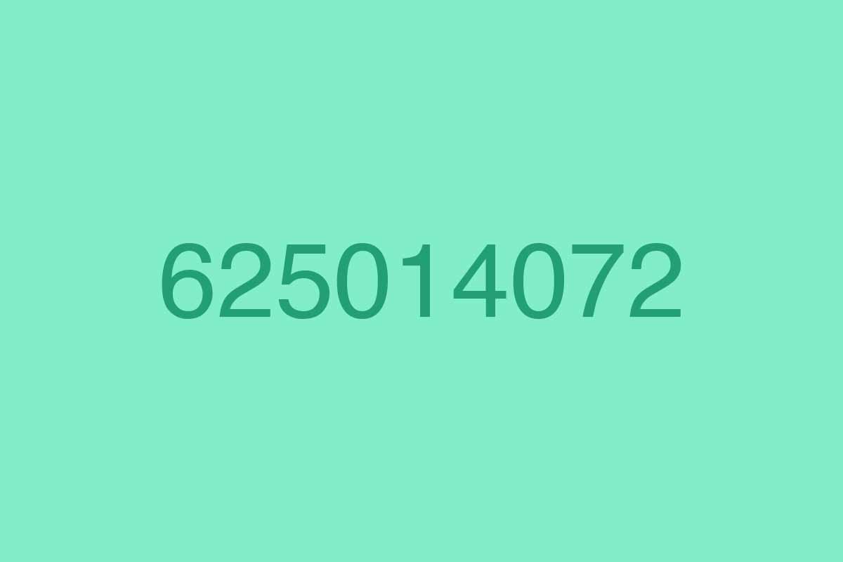 625014072, otro 625 que podría intentar estafarte en julio 1 625014072 llamada