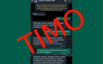 Mensaje o llamada de WhatsApp con prefijo +234, por qué no debes fiarte