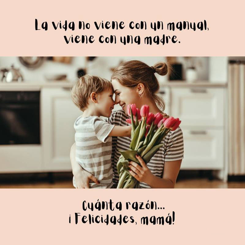 115 mensajes e imágenes de WhatsApp para felicitar el Día de la Madre 8 imagenes de WhatsApp para felicitar el Dia de la Madre-11