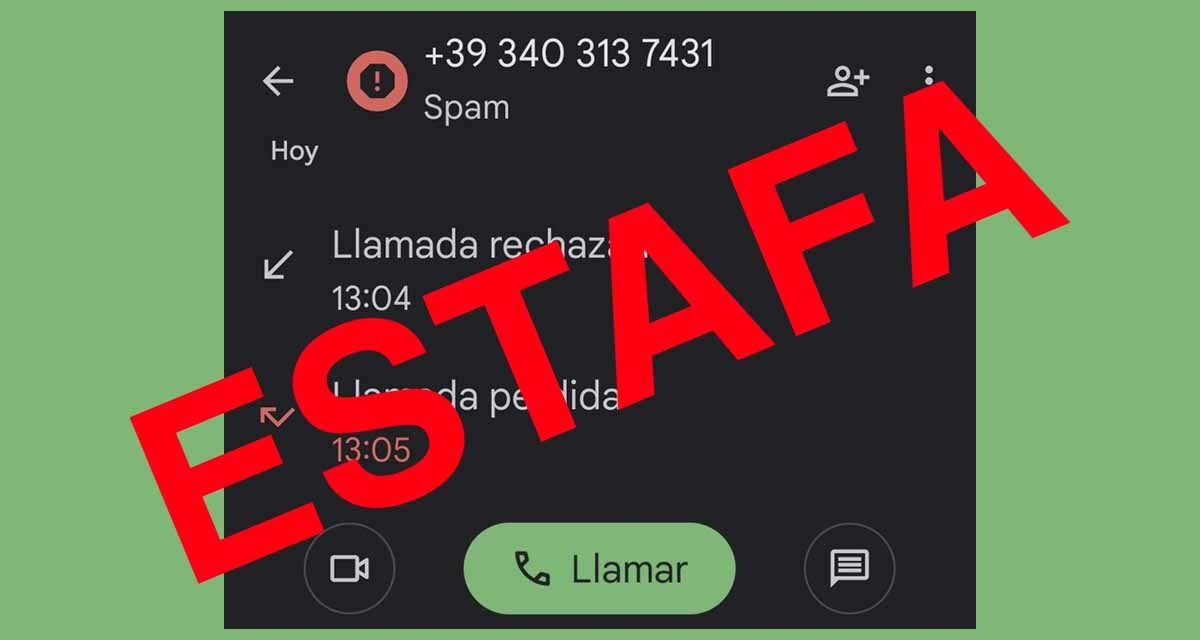 Llamadas y mensajes con prefijo +39 de Italia, muchísimo cuidado