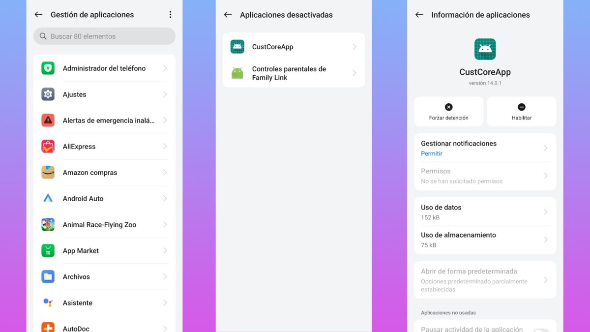 Encontrar aplicaciones ocultas en Android 2 Encontrar aplicaciones ocultas en Android