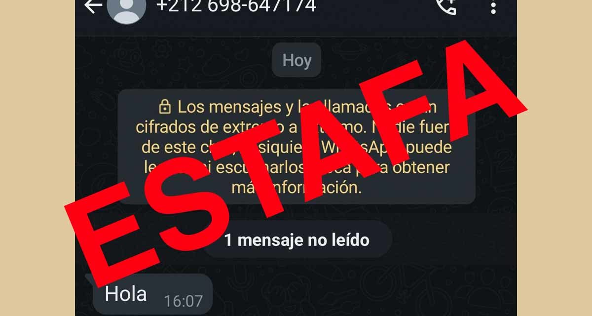 Llamada o mensaje de WhatsApp con prefijo +212, más te vale no responder si no quieres…