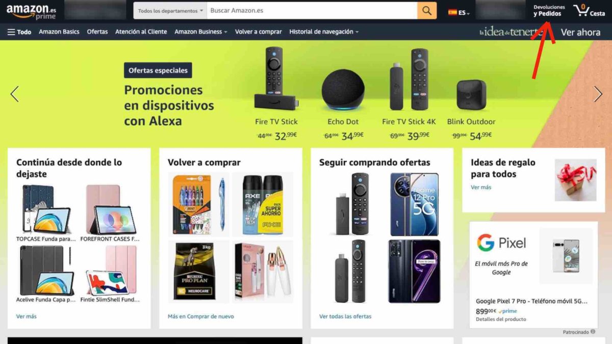 Dónde ver y cómo imprimir los recibos que tienes en Amazon 2 Dónde ver y cómo imprimir los recibos que tienes en Amazon