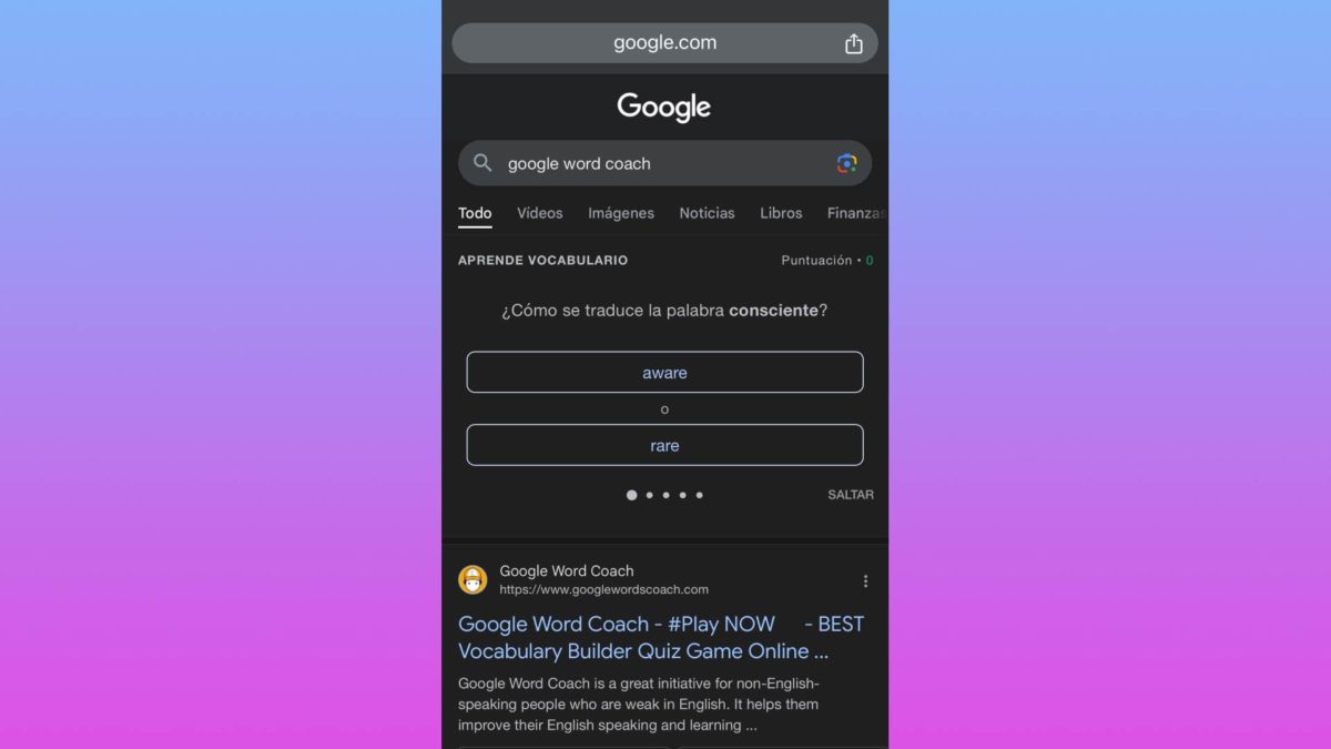 Este juego secreto de Google te ayudará a mejorar tu inglés