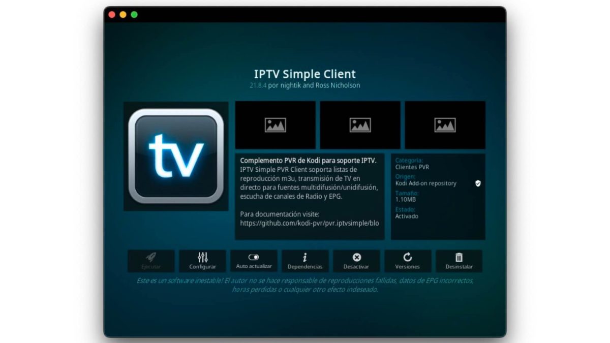 Así veo la TDT por Kodi