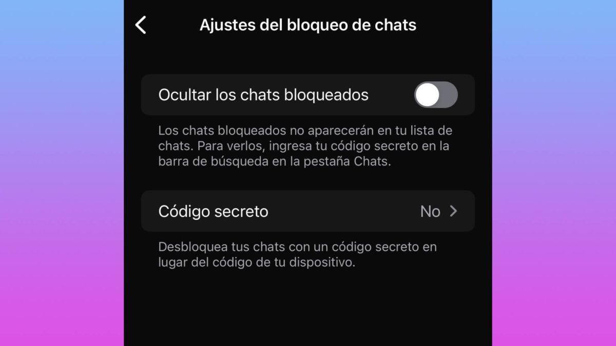 Cómo poner un código secreto para ocultar tus chats de WhatsApp