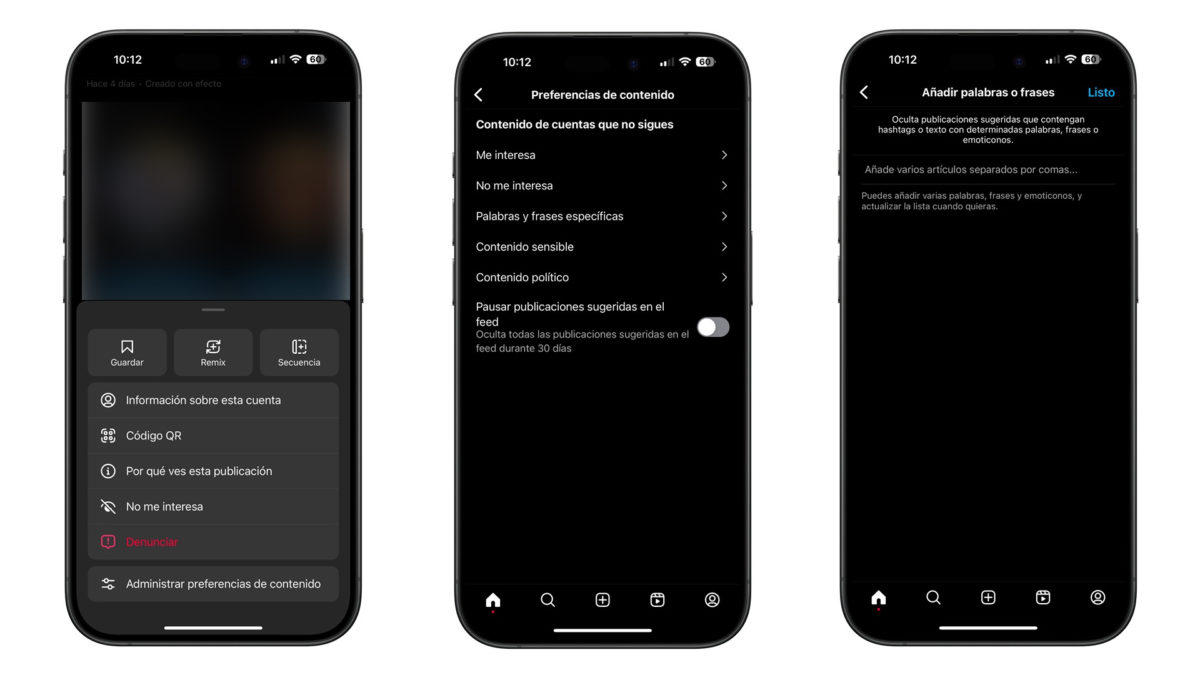 Logré que Instagram dejara de mostrarme contenido que no quiero ver con estos ajustes 3 Logré que Instagram dejara de mostrarme contenido que no quiero ver con estos simples ajustes