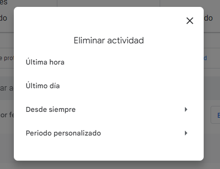Cómo evitar dejar huella de todo lo que buscas en Internet 2 eliminar-actividad-google