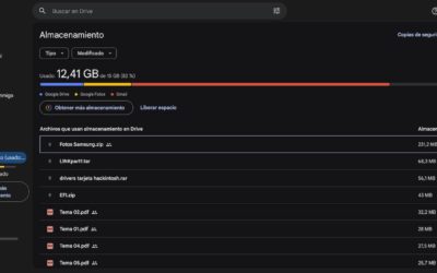 Cómo liberar espacio rápidamente en Google Drive