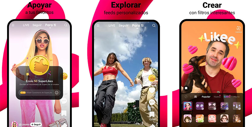 ¿Y si prohíben TikTok? 5 viejas conocidas y 5 nuevas alternativas a esta red social 5 Alternativas a TikTok: Likee