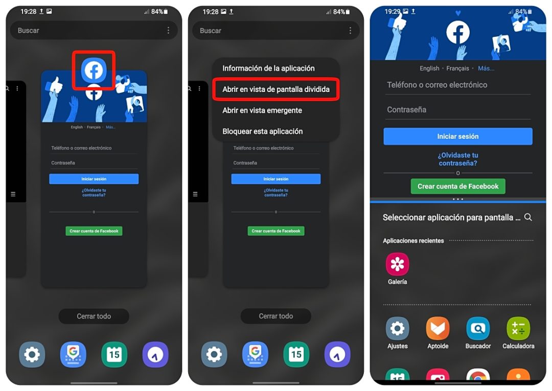 15 trucos y consejos para sacar el máximo del Samsung Galaxy A15 5G 3 pantalla dividida samsung galaxy a15 5g