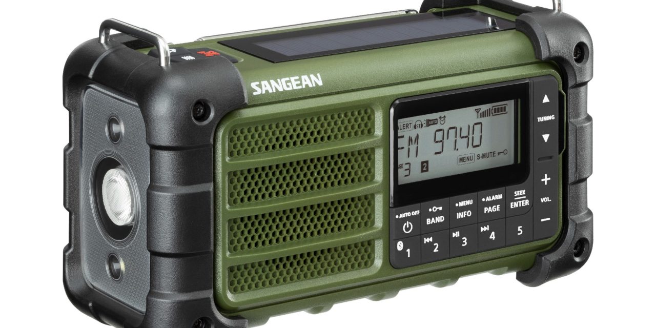 Sangean MMR-99, una radio portátil para escapadas con resistencia al polvo y al agua