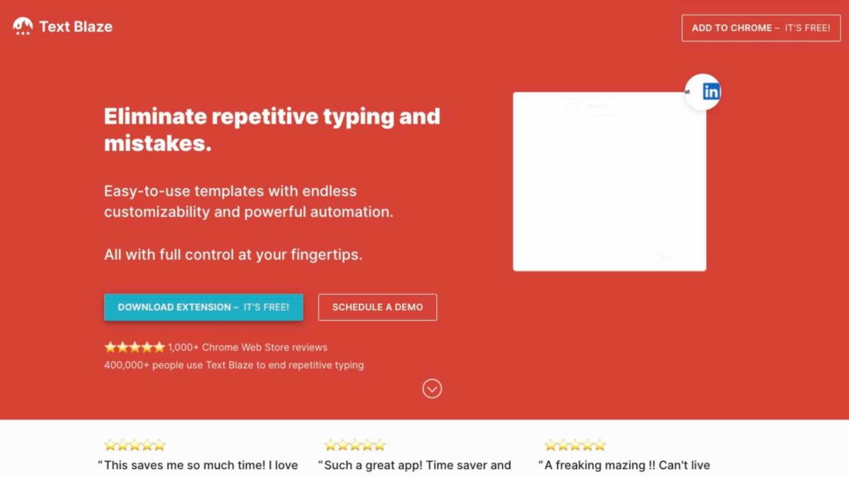 6 extensiones de Google Chrome con IA que te ayudarán con el trabajo o los estudios 5 Text Blaze