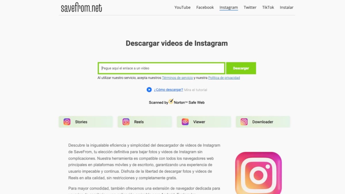 Cómo descargar vídeos de Instagram y TikTok sin instalar ninguna app en 2024