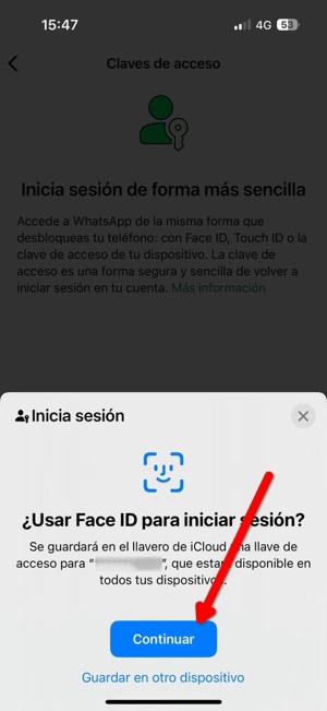 Así he configurado Passkeys en WhatsApp para iniciar sesión sin código SMS 5 activar-las-passkeys-en-whatsapp-4