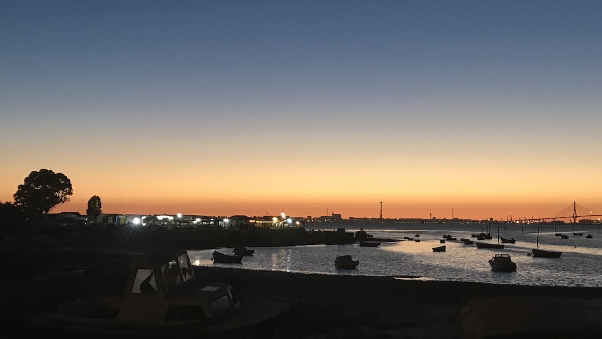 atardecer
