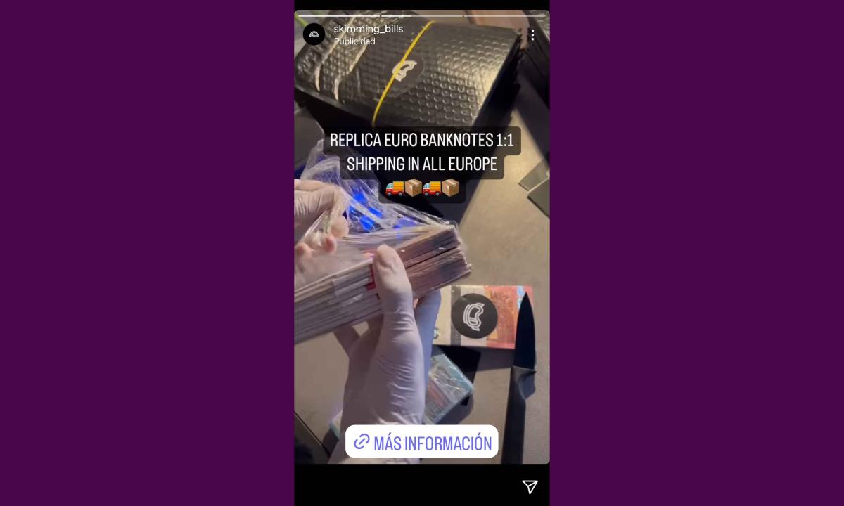 Drogas, tarjetas robadas y billetes y carnés falsos, Instagram tiene un problema con la publicidad 2 billetes-falsos-instagram