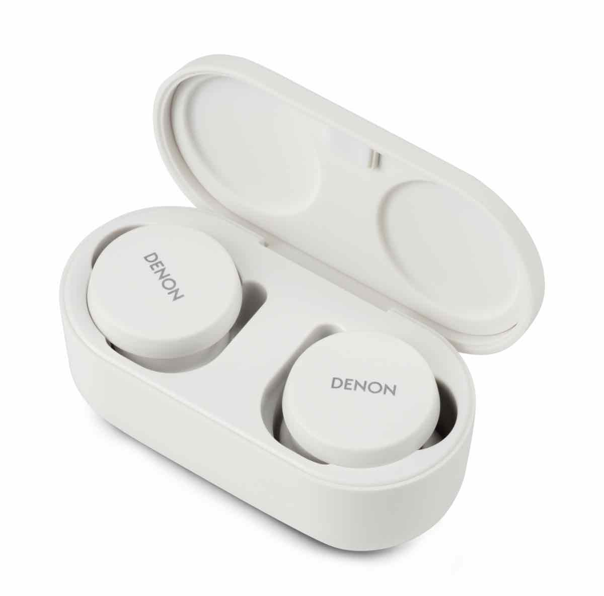 Denon PerL Earbuds White Studio 10