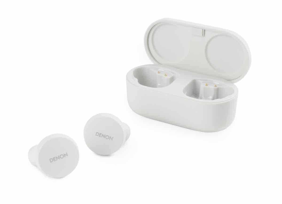 Denon PerL Earbuds White Studio 20