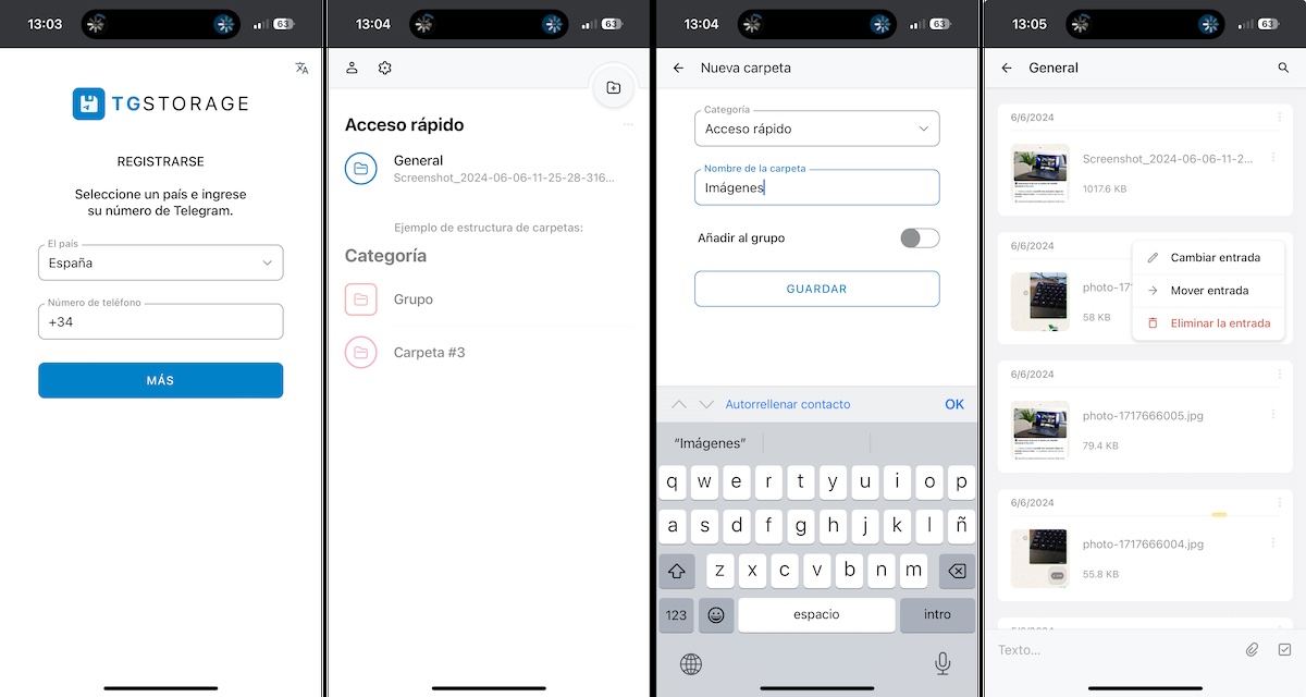 Esta es la web app que me permite usar Telegram como mi nube personal 3 diferentes-opciones-de-tgstorage