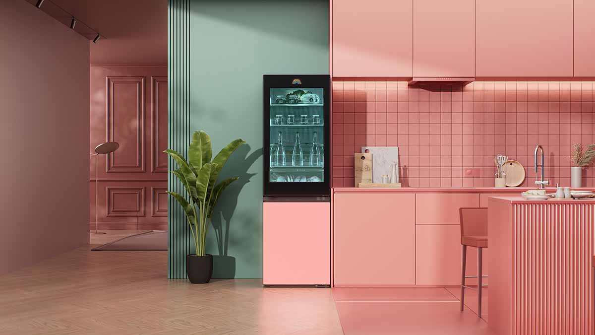 LG MoodUP, un frigorífico con tecnología InstaView y paneles LED para darle un toque festivo a tu cocina 1 lg moodup
