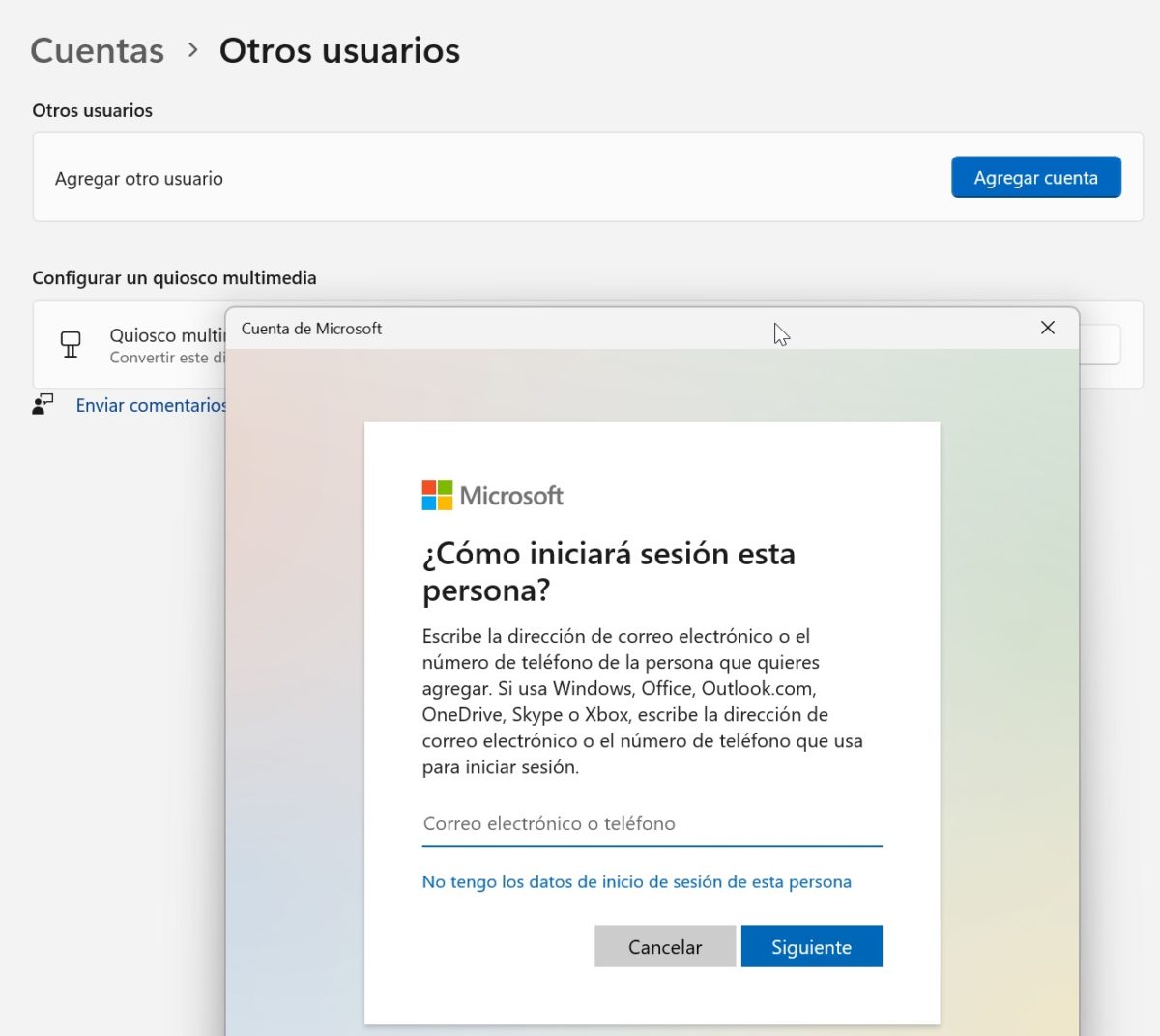Los ajustes que cambio al reinstalar Windows 11 y formatear un PC 2 Creando una cuenta local en Windows 11