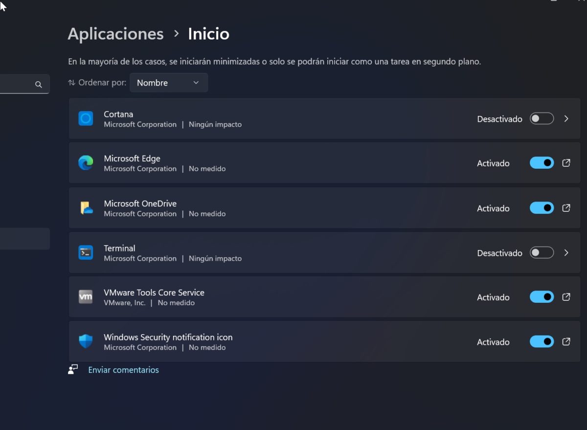 Los ajustes que cambio al reinstalar Windows 11 y formatear un PC 10 Apagar las aplicaciones inicio mejora el rendimiento